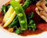 春野菜たっぷり和牛の煮込みハンバーグ作り方12写真