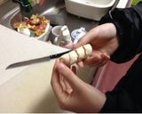 材料2つ！簡単ぐるぐるウインナーパイ♪作り方3写真