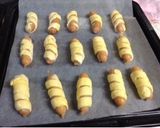 材料2つ！簡単ぐるぐるウインナーパイ♪作り方5写真