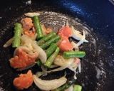 鮭とアスパラのクリームパスタ作り方3写真