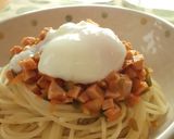 カフェ風✿温玉魚ニソミートソース作り方6写真