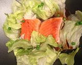 鮭の蒸し焼き♡アスパラを添えて♪作り方1写真