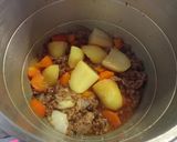 無水圧力鍋で肉じゃが作り方4写真