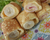 簡単☆HMと卵焼き器でくるくるクレープ♪作り方7写真