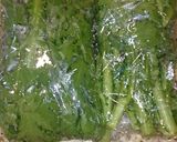 糖質制限♪春菊としらすの和え物★作り方1写真