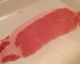 *豚ロースでロールごはんレタス*作り方1写真