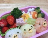 ☆キャラ弁☆簡単花見弁当作り方2写真