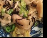 キャベツの塩昆布（部）長作り方2写真
