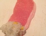 *豚ロースでロールごはんレタス*作り方4写真