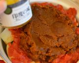 茄子と隠元豆のカットトマト印度の味カレー作り方2写真