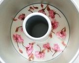 桜餡と抹茶de雛祭りシフォンケーキ作り方1写真