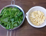 簡単！小松菜と油揚げの煮物作り方1写真