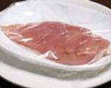 鶏胸のレンジ蒸し＊キムチ辛味ソース作り方1写真