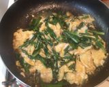 簡単！美味しい！しっかり味の「ニラ玉」作り方4写真