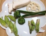春の天ぷら(3種の塩)作り方1写真
