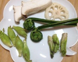春の天ぷら(3種の塩)作り方1写真