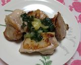 ネギ塩レモン日向夏ソースの鶏肉！作り方4写真