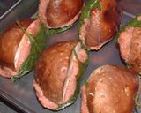 しいたけの肉詰め大葉焼き作り方2写真