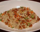 納豆そうめんチャンプルー作り方3写真