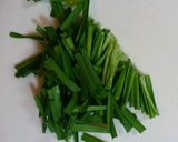 簡単5分で☆ニラ玉豆腐のオイスターソース作り方2写真