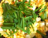 簡単5分で☆ニラ玉豆腐のオイスターソース作り方8写真