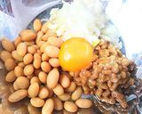 楽しい福袋･巾着②ネギ玉納豆＆大豆作り方1写真