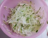 梅香る大根サラダ作り方3写真