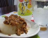 高野豆腐味噌のふろふき大根♪作り方7写真