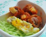 簡単お弁当☆豚巻きチーズのトマトソース作り方4写真