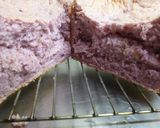 紫芋パウダー&ライ麦粉入りの食パン作り方5写真