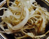 豚バラとゴボウのしゃぶしゃぶ風サッと煮作り方1写真