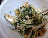 白菜と水菜と油揚げのサラダ作り方3写真