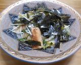 白菜と水菜と油揚げのサラダ作り方4写真
