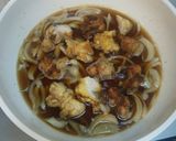 唐揚げで親子丼作り方2写真