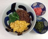 まさかのフライパン1つで3色丼作り方4写真
