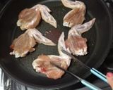 簡単節約ジューシーカリカリ鳥手羽先焼き作り方6写真