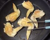 簡単節約ジューシーカリカリ鳥手羽先焼き作り方8写真