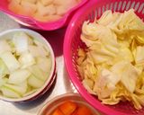 ケチャップで作る☆ミネストローネ風スープ作り方1写真