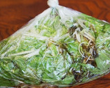 水菜サラダ風☆水菜ともずく酢の和え物作り方2写真