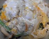 本つゆであさりのむき身入り玉子丼！作り方14写真
