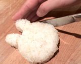 お花見デコおにぎり（コニー編）作り方1写真