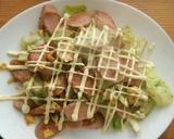 給料日前に！魚肉ソーセージとキャベツで！作り方4写真
