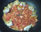 鶏肉と空豆のトマト煮作り方3写真