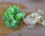 きゅうりといかくんの酢の物作り方1写真