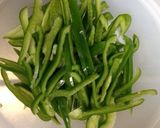 簡単☆早くて美味しいピーマンのポン酢炒め作り方1写真
