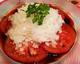 どっさり玉ねぎのトマトサラダ作り方4写真