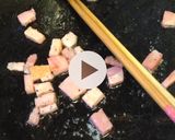 旨い♪ベーコンとキューちゃんの和風パスタ作り方3写真