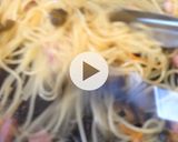 旨い♪ベーコンとキューちゃんの和風パスタ作り方5写真