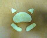キャラ弁☆妖怪ウォッチ☆コマじろう☆作り方1写真