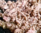 春キャベツとひき肉バター醤油～作り方2写真